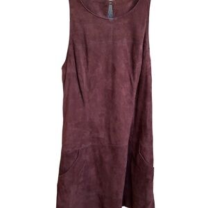 Moulinette Soeurs Brown Suede Dress